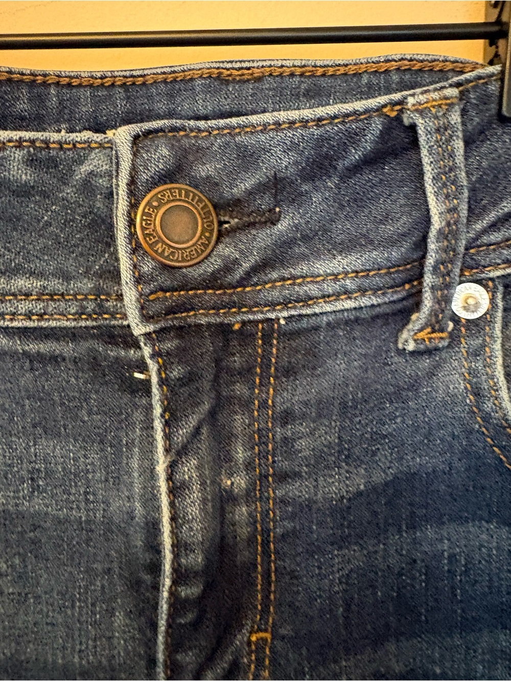 American Eagle Outfitters Dark Blue Bootcut Jeans - Picture 4 of 10